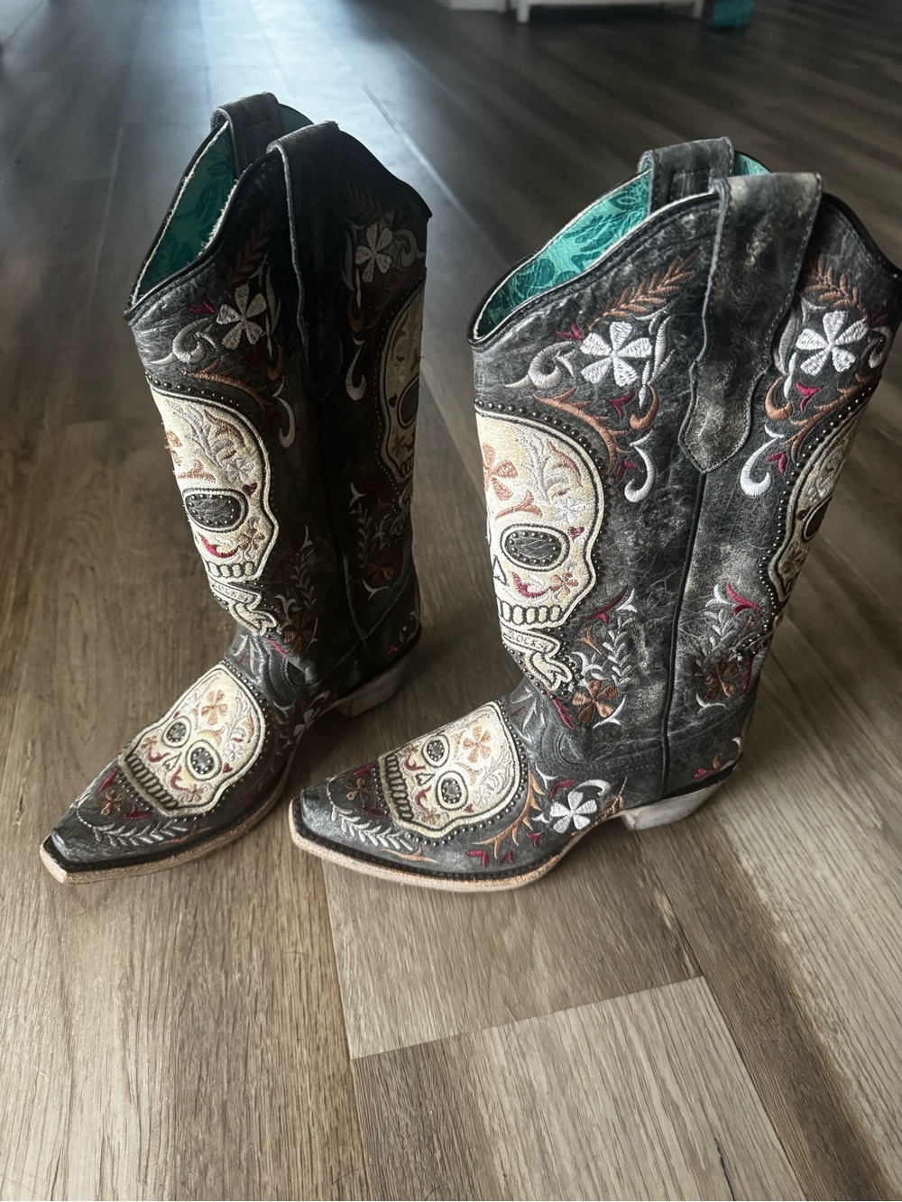 Corral Sugar Skull Cowboy Boots